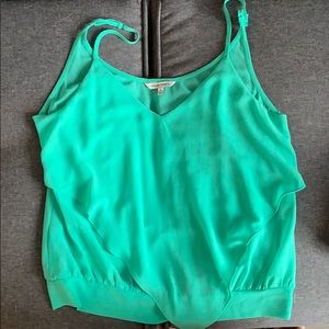 Teal tank top